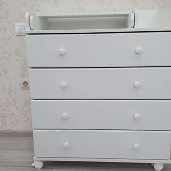 Комод Bebizaro Meier Four White Premium: отзыв пользователя Детский Мир