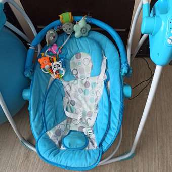 Качели Babyton Funny Time 2в1 электронные Blue: отзыв пользователя Детский Мир