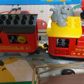Конструктор LEGO DUPLO Town Поезд на паровой тяге: отзыв пользователя Детский Мир