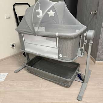 Детская кроватка Tomix Care, продольный маятник (серый): отзыв пользователя Детский Мир