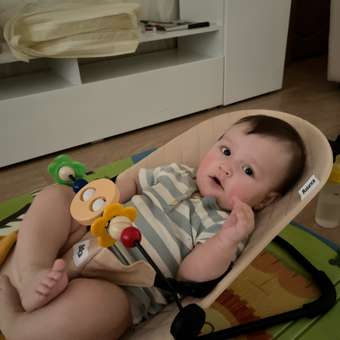 Шезлонг Babyton Balance Бежевый: отзыв пользователя ДетМир