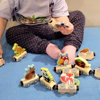 Поезд TrendToys деревянный поезд для малышей: отзыв пользователя Детский Мир