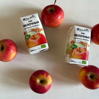 Сок Fleur Alpine Яблоко с 8 мес 0.2 л: отзыв пользователя ДетМир