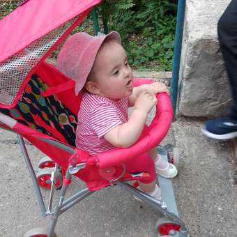 Коляска прогулочная Babyton Easy Red: отзыв пользователя ДетМир