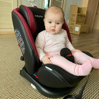 Автокресло Babyton Multi-Stage Black-Red Isofix 0+/1/2/3 (0-36 кг) красный: отзыв пользователя Детский Мир