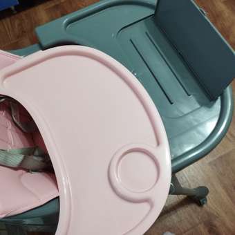 Стульчик для кормления Babyton Bueno Coral-Grey розовый: отзыв пользователя Детский Мир