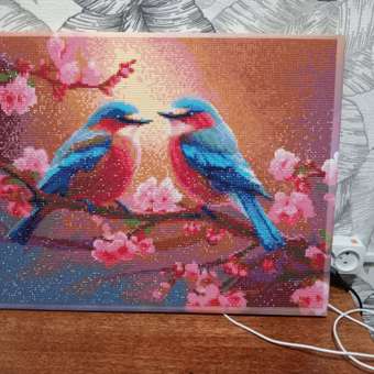 Алмазная мозаика Art on Canvas Влюбленные пташки в ассортименте: отзыв пользователя Детский Мир