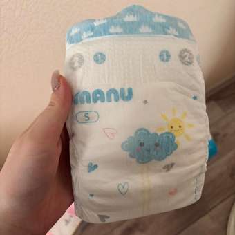 Подгузники MANU Premium S (4-8 кг) 84 шт.: отзыв пользователя Детский Мир
