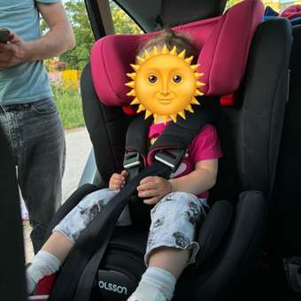 Автокресло Olsson Atlas Isofix Black-Red Isofix 1/2/3 (9-36 кг) красный: отзыв пользователя Детский Мир