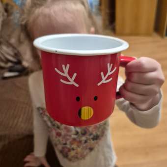 Новогодняя кружка FUTURINO Home Олень: отзыв пользователя Детский Мир