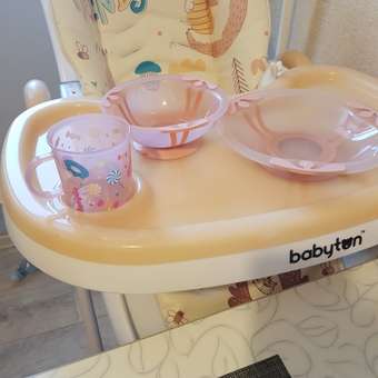 Тарелка BabyGo Pink 300 мл 1 предм.: отзыв пользователя ДетМир