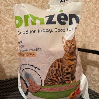 Наполнитель для кошачьего туалета Homzen комкующийся растительный с персиком 2.1кг: отзыв пользователя. Зоомагазин Зоозавр