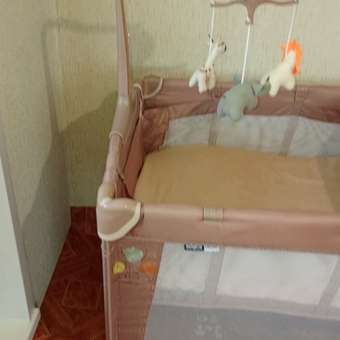 Манеж кровать Babyton Dreamy Brown коричневый: отзыв пользователя Детский Мир