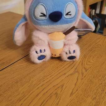 Игрушка мягкая Stitch Foooodies на цепочке персиковый: отзыв пользователя Детский Мир