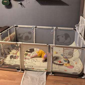 Манеж CINLANKIDS бежевый: отзыв пользователя Детский Мир