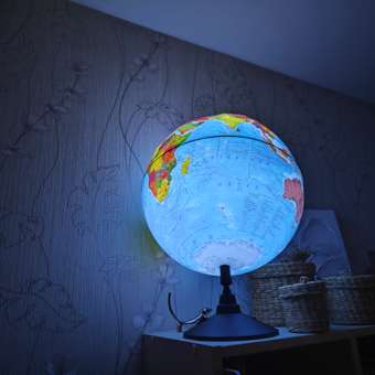 Глобус Globen физический детский для школы рельефный диаметр 32 см: отзыв пользователя Детский Мир
