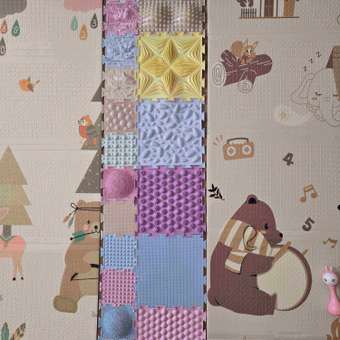 Коврик-пазл Ортодон массажный развивающий детский 26 x 220 см: отзыв пользователя Детский Мир