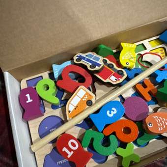 Игрушка Alatoys рыбалка Монтессори в ассортименте: отзыв пользователя Детский Мир