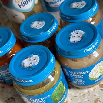 Пюре Gerber Цветная капуста с 4 мес 125 г: отзыв пользователя ДетМир