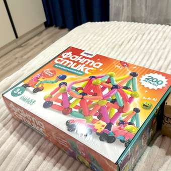 Конструктор SAYFUN toys магнитный 200 дет.: отзыв пользователя Детский Мир