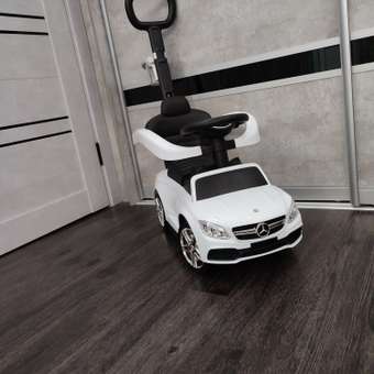 Пушкар BabyCare Mercedes-Benz AMG C63 Coupe белый с ручкой: отзыв пользователя Детский Мир