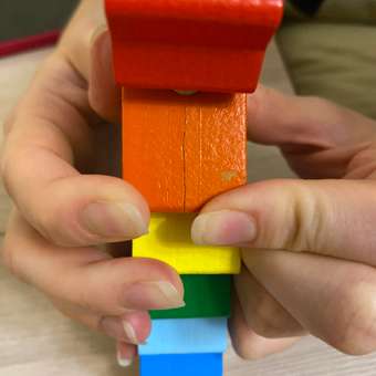 Игрушка Alatoys пирамидка Ёлочка: отзыв пользователя Детский Мир