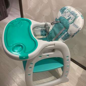 Стульчик для кормления Babyton City Green голубой: отзыв пользователя Детский Мир