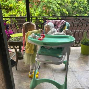 Стульчик для кормления Babyton Animals Green зеленый: отзыв пользователя Детский Мир