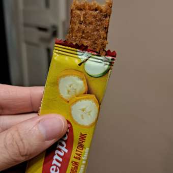 Фруктовый батончик Semper яблоко и банан 15г: отзыв пользователя Детский Мир