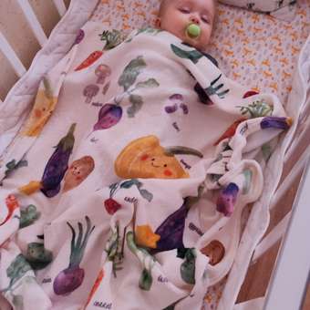 Плед FUTURINO Home Овощная ферма 100х140: отзыв пользователя Детский Мир