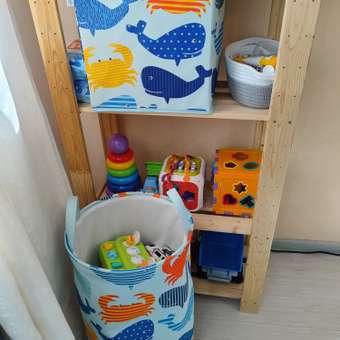 Корзина для хранения FUTURINO Home Морские жители: отзыв пользователя ДетМир