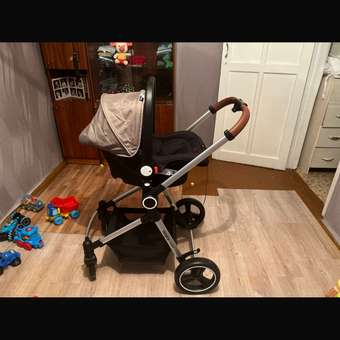 Коляска 3в1 Babyton Flexi Ride Black-Beige бежевый: отзыв пользователя Детский Мир