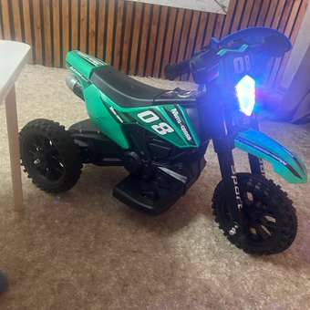 Электромотоцикл Kreiss зеленый: отзыв пользователя ДетМир