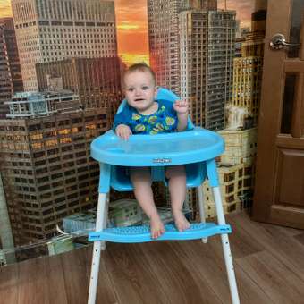 Стульчик для кормления Babyton Blue голубой: отзыв пользователя Детский Мир