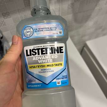 Ополаскиватель LISTERINE ADVANCED WHITE 1000 мл: отзыв пользователя Детский Мир