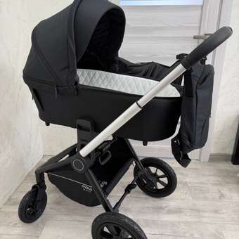 Коляска 2в1 MOWbaby Zoom air 2в1, silver black черный: отзыв пользователя Детский Мир