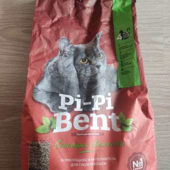 Наполнитель для кошек Pi-Pi-Bent Сенсация свежести комкующийся крафт 10кг: отзыв пользователя. Зоомагазин Зоозавр