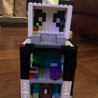 Конструктор LEGO Minecraft Дом панды 553 дет.: отзыв пользователя ДетМир
