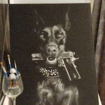 Картина по номерам Art sensation Добермэн в ассортименте: отзыв пользователя Детский Мир