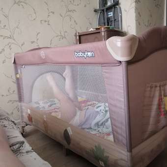 Манеж-кровать Babyton Dreamy Brown: отзыв пользователя ДетМир