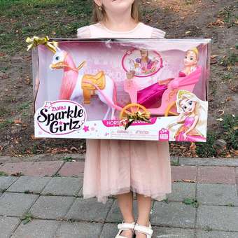 Кукла модельная Zuru Sparkle Girlz с каретой: отзыв пользователя ДетМир