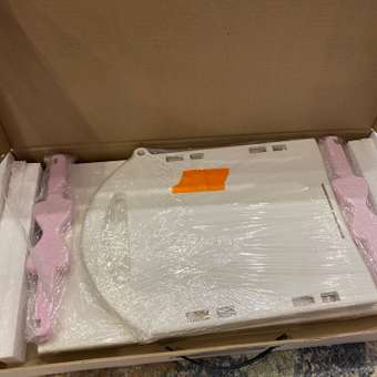 Сундук для игрушек Sweet Home сердечко с крышкой и розовыми декорами: отзыв пользователя Детский Мир