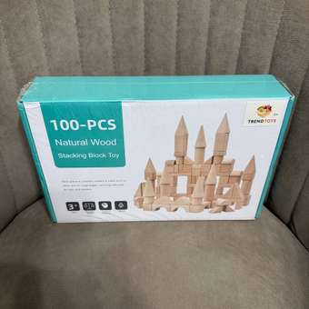Конструктор TrendToys Замок деревянный 100 дет.: отзыв пользователя Детский Мир
