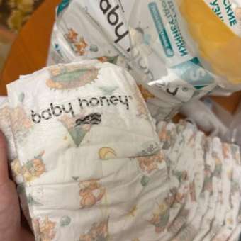 Подгузники Baby Honey для новорожденных S (3-6 кг) 40 шт.: отзыв пользователя Детский Мир