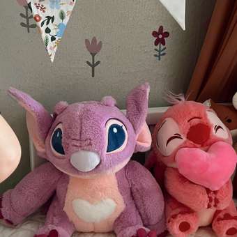 Мягкая игрушка Stitch розовый c сердцем: отзыв пользователя ДетМир