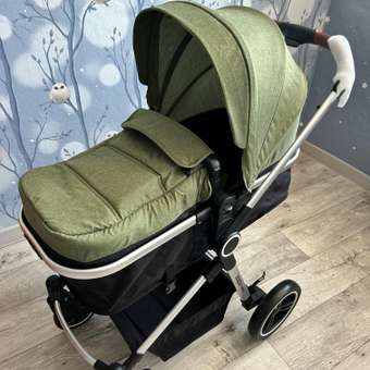 Коляска 3в1 Babyton Flexi Ride Black-Green зеленый: отзыв пользователя Детский Мир