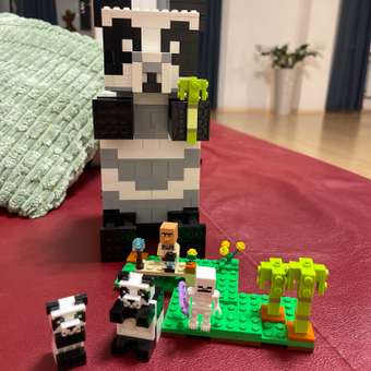 Конструктор LEGO Minecraft Дом панды 553 дет.: отзыв пользователя ДетМир