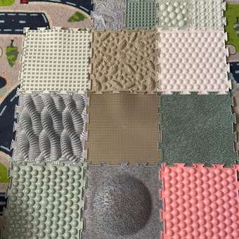 Коврик-пазл Ортодон массажный развивающий детский 26 x 220 см: отзыв пользователя Детский Мир