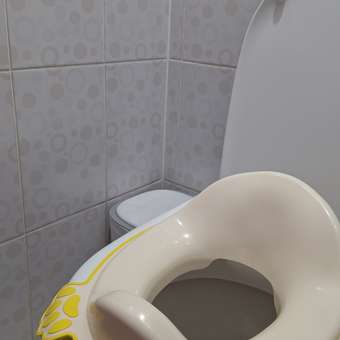 Накладка на унитаз Babyton Flow желтый: отзыв пользователя Детский Мир