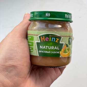 Пюре Heinz Фруктовый салатик с 6 мес 80 г: отзыв пользователя ДетМир